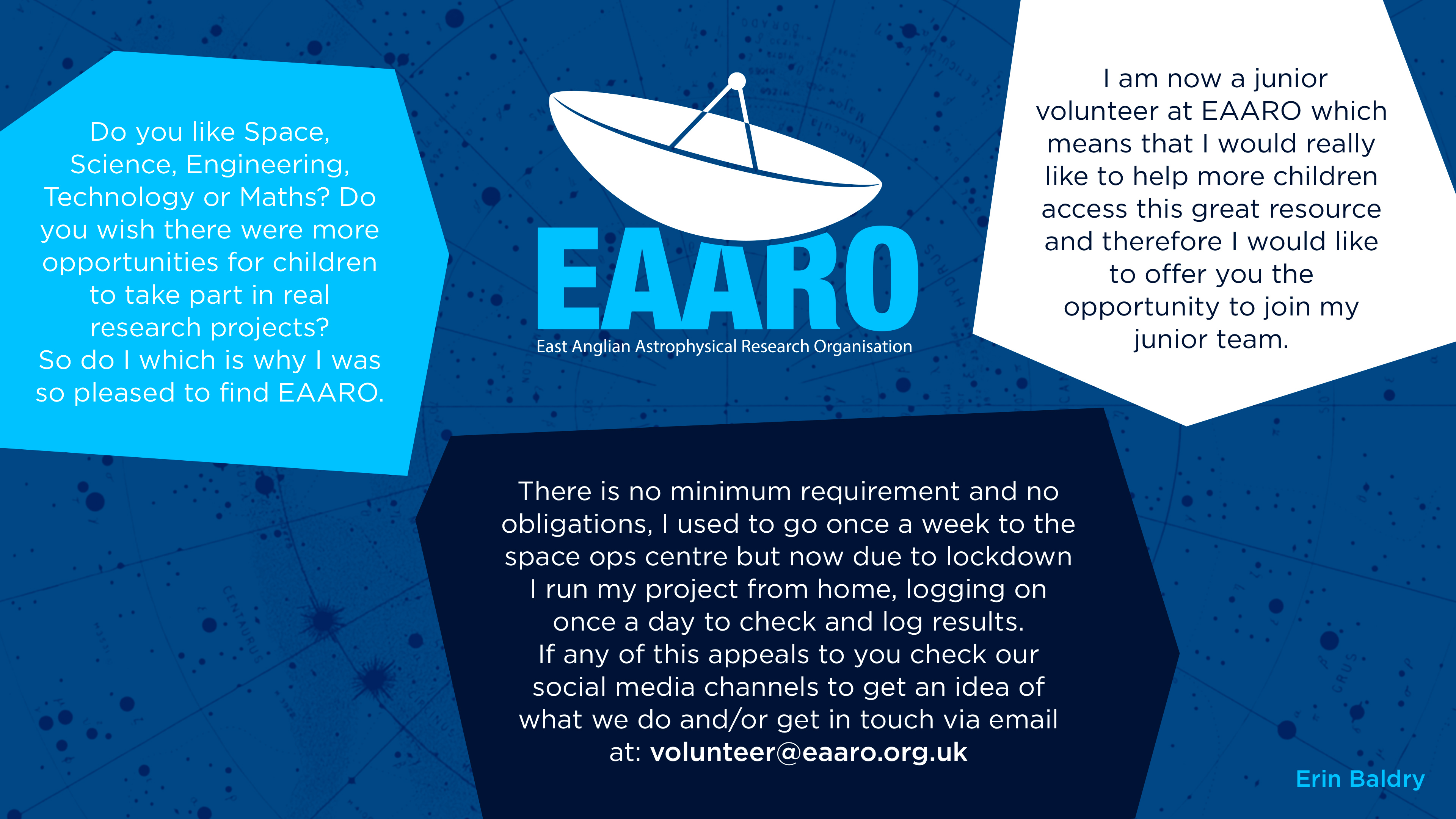 Junior Volunteering at EAARO