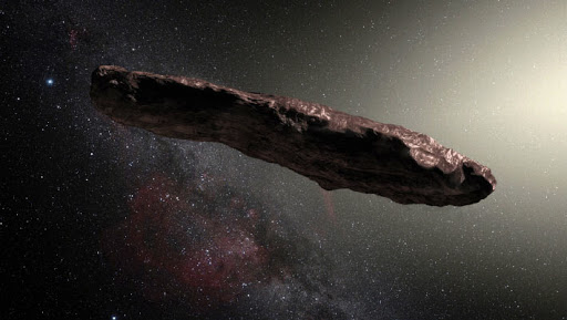 Artist impression of Oumuamua